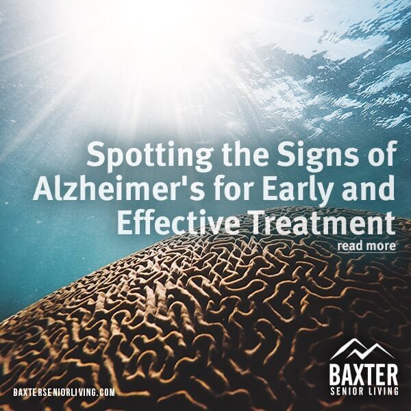 Signs of Alzheimer's