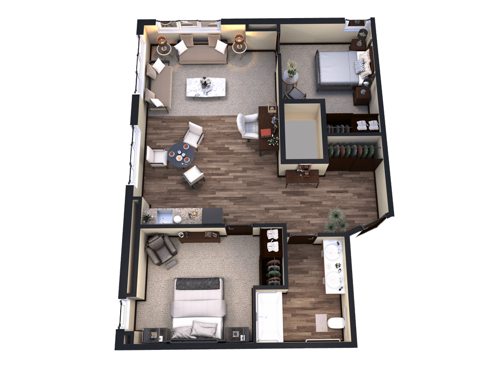 assisted living room size requirements