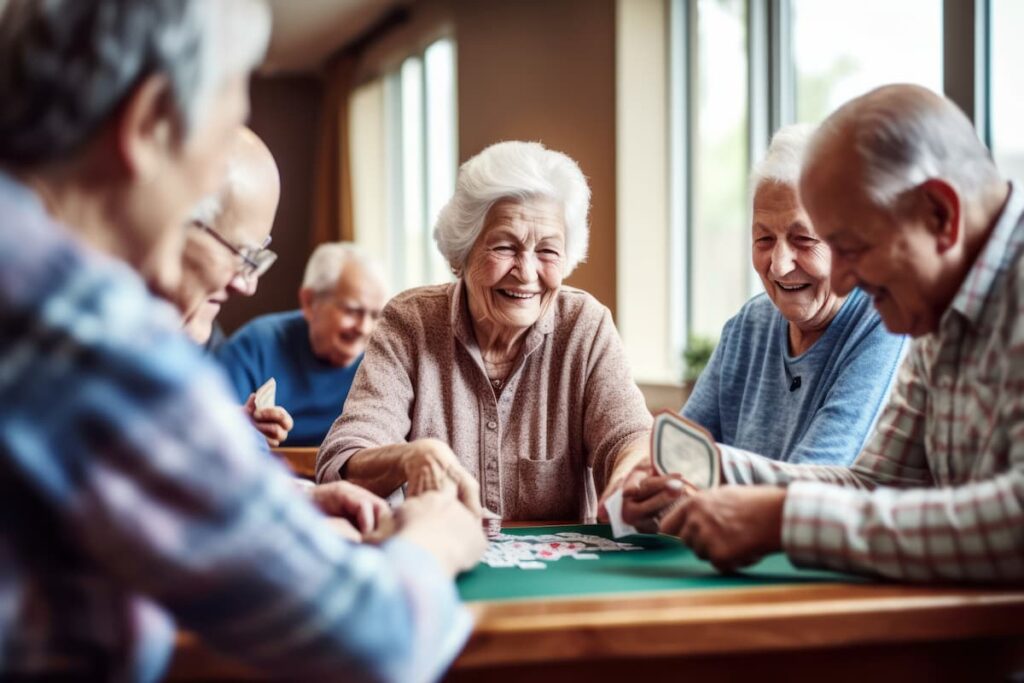 Baxter Senior Living | REsidents Playing Cards