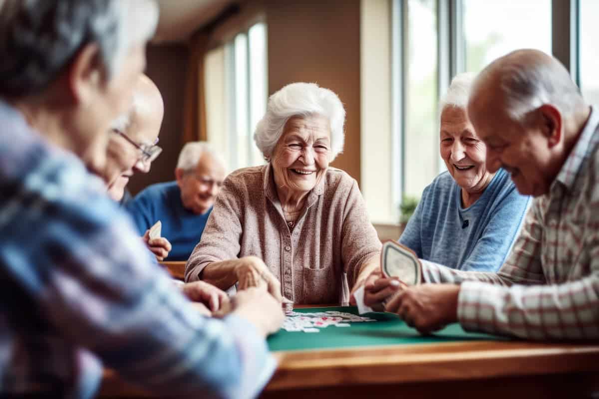 Baxter Senior Living | REsidents Playing Cards