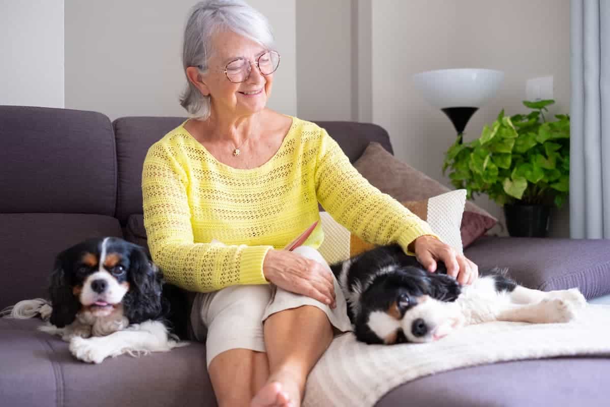 Baxter Senior Living | Senior woman with her pet