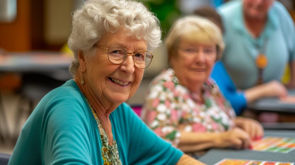 Baxter Senior Living | Seniors Playing Brain Games